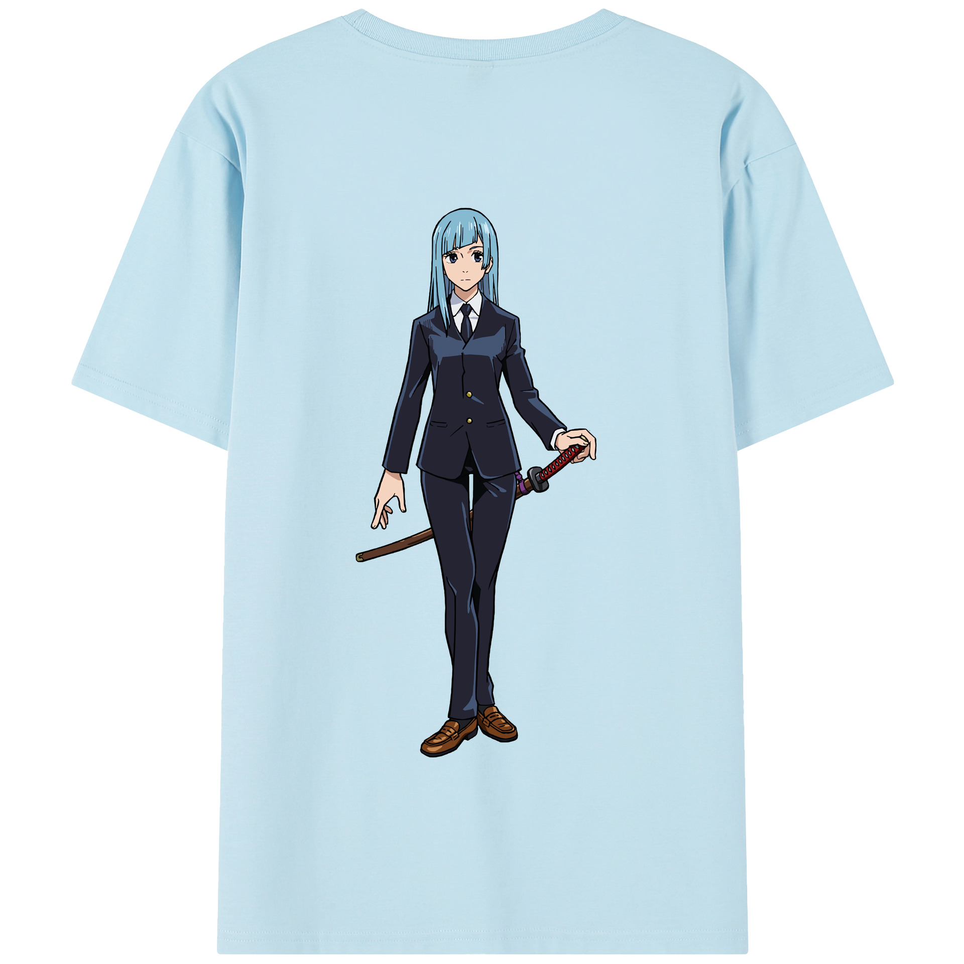 （画像用） 呪術廻戦 Jujutsu Kaisen 綿100％半袖Tシャツ（背面プリント）